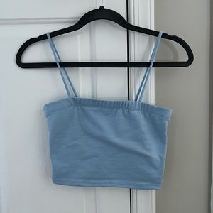 Pacsun Baby Blue Crop Top